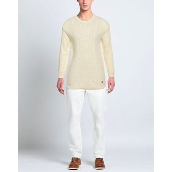 Robe di Kappa Cable Knit Sweater in Ivory - Picture 2 of 4